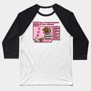 BT21- Shooky Game Style Baseball T-Shirt